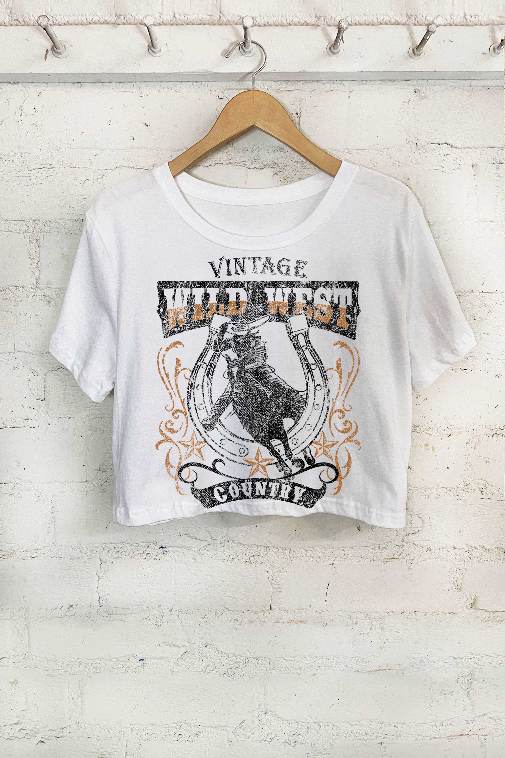 Vintage Wild West Country - Adult & Kids T-Shirts, Sweatshirts & Hoodies apparel design preview 1