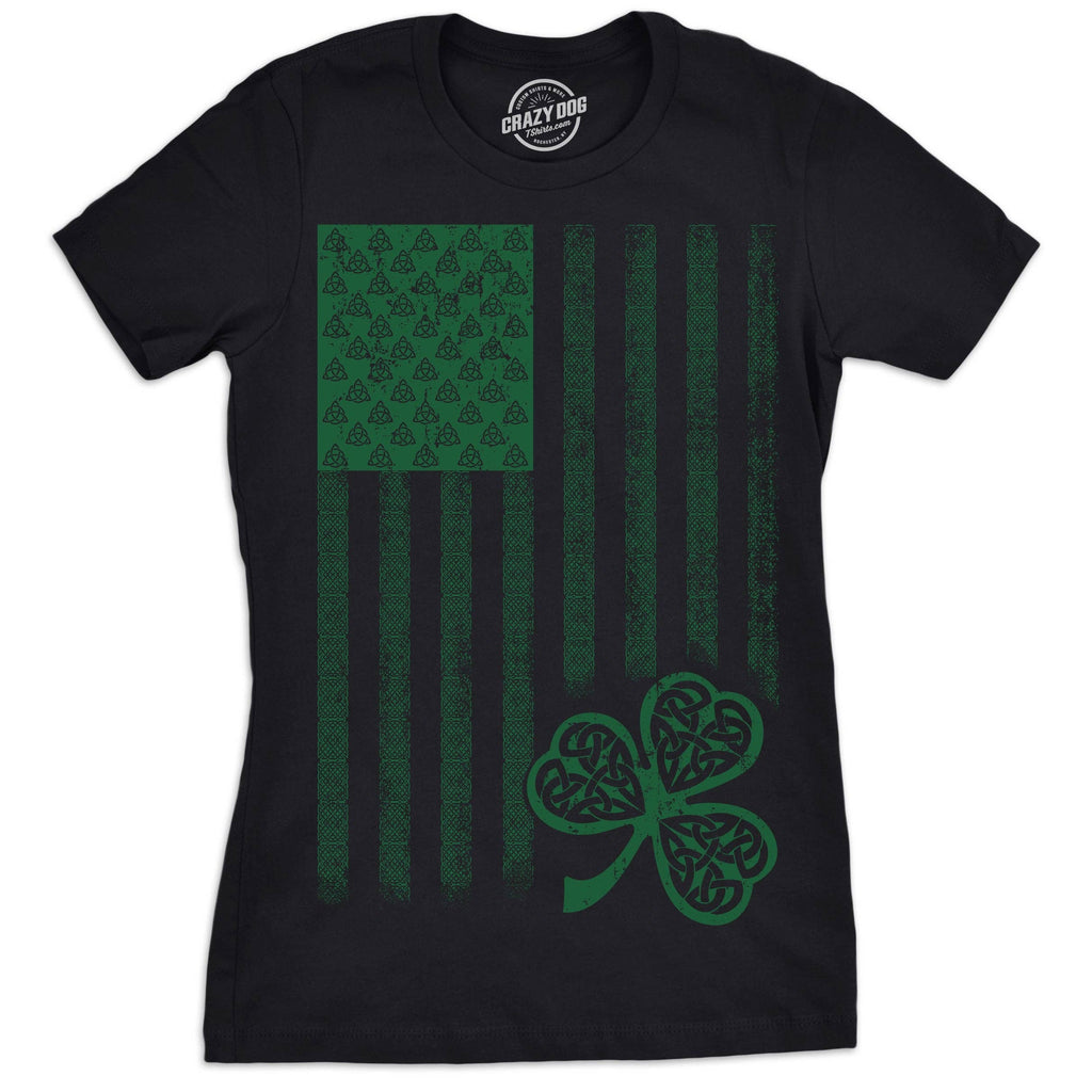 Celtic USA Flag Women's - Adult & Kids T-Shirts, Sweatshirts & Hoodies apparel design preview 1