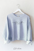 Created with A Purpose Mid Graphic - Adult & Kids T-Shirts, Sweatshirts & Hoodies apparel design preview 1