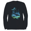 Cosmic Whales Northern Lights Men's - Adult & Kids T-Shirts, Sweatshirts & Hoodies apparel design preview 1