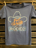 Fort Worth Rodeo 1987 Vintage Distressed - Adult & Kids T-Shirts, Sweatshirts & Hoodies apparel design preview 1