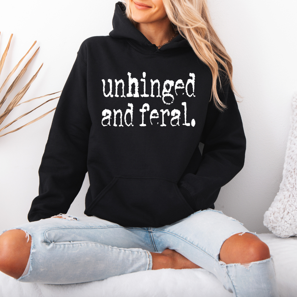 Unhinged and Feral - Adult & Kids T-Shirts, Sweatshirts & Hoodies apparel design preview 1