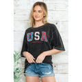 USA America Unisex Oversized Mineral Wash - Adult & Kids T-Shirts, Sweatshirts & Hoodies apparel design preview 1