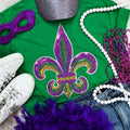Fleur De Lis Sequin Patch - Adult & Kids T-Shirts, Sweatshirts & Hoodies apparel design preview 1
