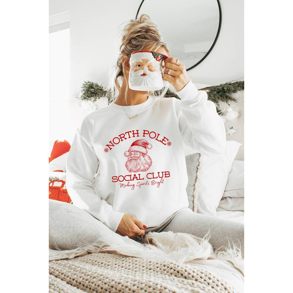 Northpole Social Club Vintage Graphic - Adult & Kids T-Shirts, Sweatshirts & Hoodies apparel design preview 1