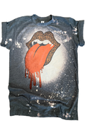 Vampire Leopard Tongue Bleached - Adult & Kids T-Shirts, Sweatshirts & Hoodies apparel design preview 1