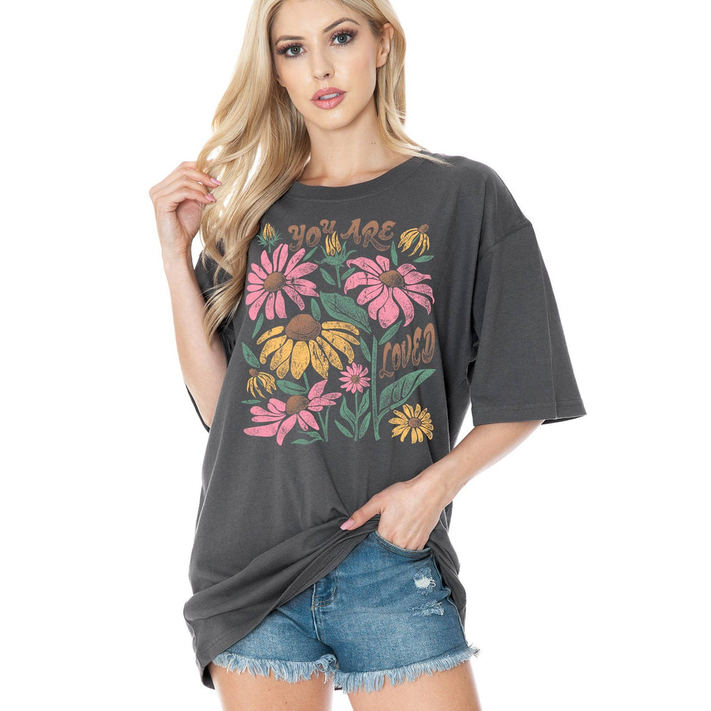 You Are Loved Oversized - Adult & Kids T-Shirts, Sweatshirts & Hoodies apparel design preview 1