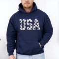 Retro, USA Stars, Patriotic America Hooded - Adult & Kids T-Shirts, Sweatshirts & Hoodies apparel design preview 1