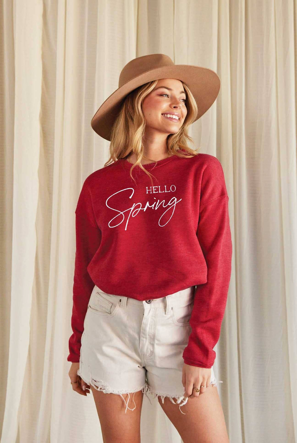 Hello Spring Graphic - Adult & Kids T-Shirts, Sweatshirts & Hoodies apparel design preview 1