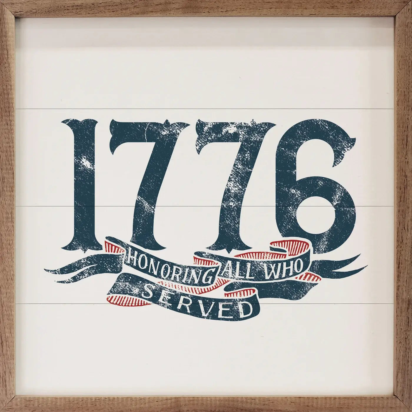 1776 Honoring All Who Served White - Adult & Kids T-Shirts, Sweatshirts & Hoodies apparel design preview 1