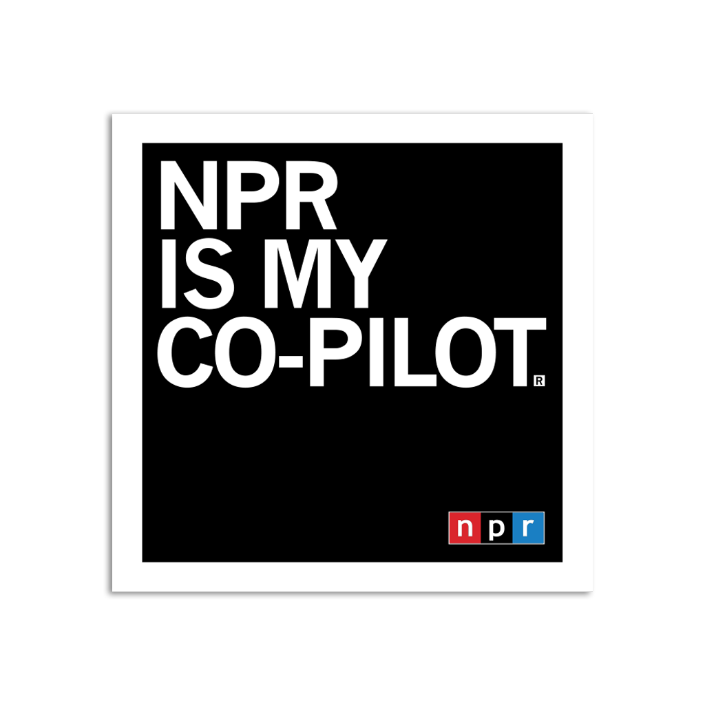 Npr Co-Pilot Sticker - Adult & Kids T-Shirts, Sweatshirts & Hoodies apparel design preview 1