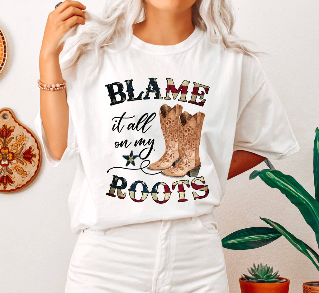 Blame It All On My Roots - Adult & Kids T-Shirts, Sweatshirts & Hoodies apparel design preview 1