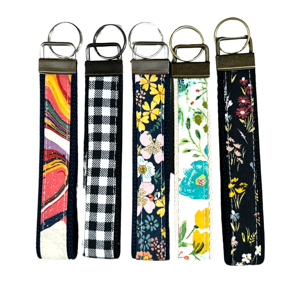 Floral Geometric Key Fob Collection Set of 5 - Adult & Kids T-Shirts, Sweatshirts & Hoodies apparel design preview 1