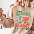 Create A Kinder Planet Graphic - Adult & Kids T-Shirts, Sweatshirts & Hoodies apparel design preview 1