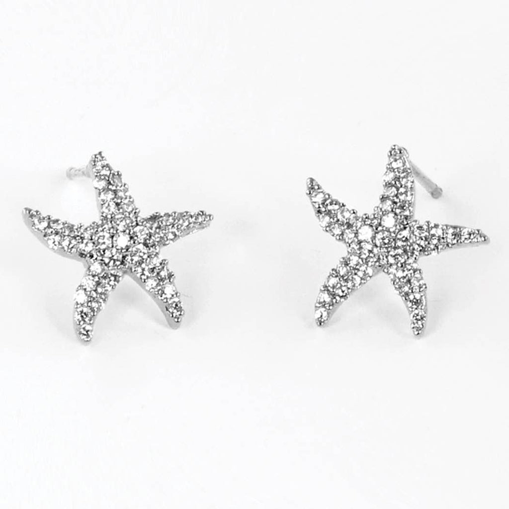 Cz Gold-Dipped Starfish Earrings - Adult & Kids T-Shirts, Sweatshirts & Hoodies apparel design preview 1