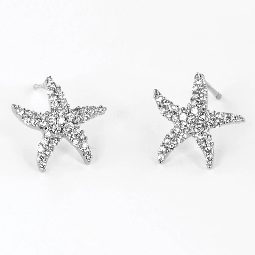 Cz Gold-Dipped Starfish Earrings - Adult & Kids T-Shirts, Sweatshirts & Hoodies apparel design preview 1