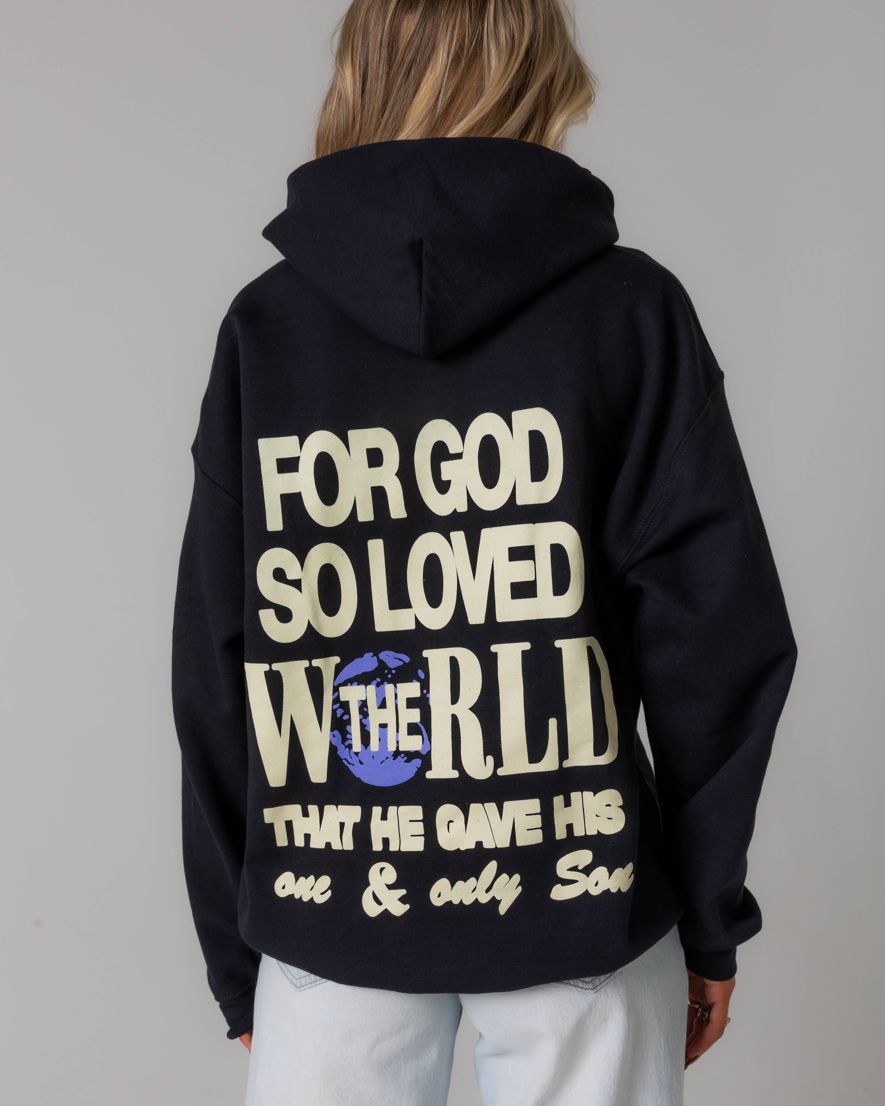 "For God So Loved the World" - Adult & Kids T-Shirts, Sweatshirts & Hoodies apparel design preview 1