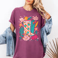 Summer, Retro Cowboy Boot, Cowgirl, Floral Botanical - Adult & Kids T-Shirts, Sweatshirts & Hoodies apparel design preview 1