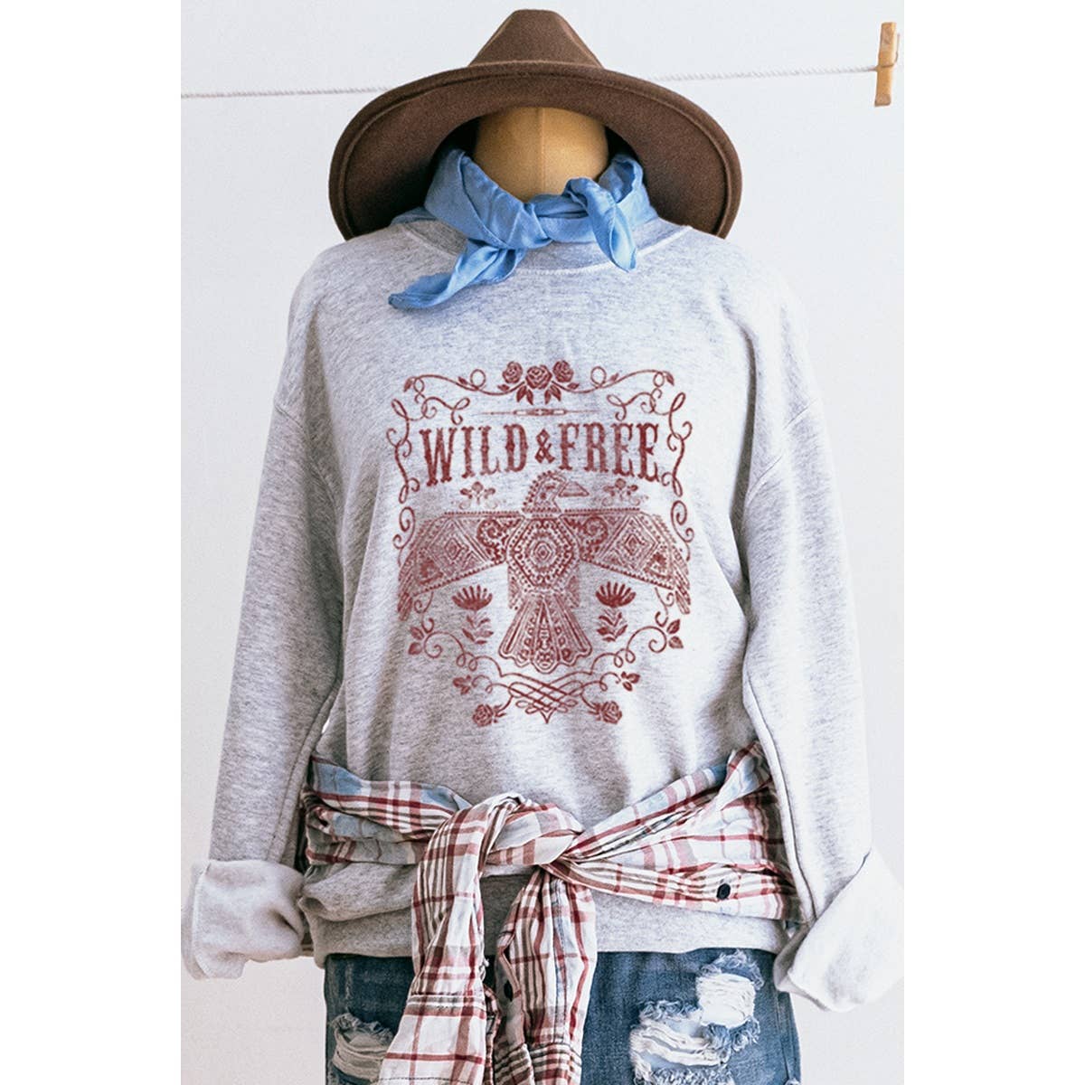 Wild and Free Graphic - Adult & Kids T-Shirts, Sweatshirts & Hoodies apparel design preview 1