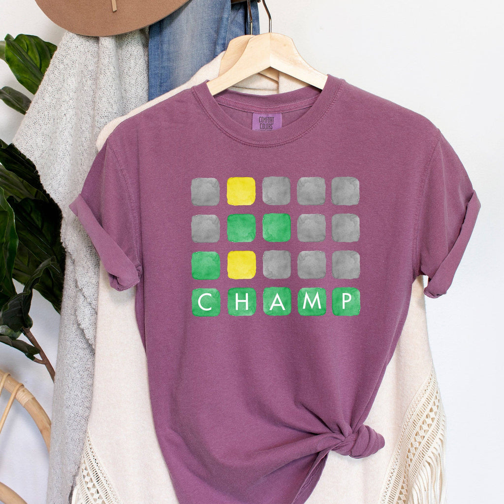 Champ Word Game - Adult & Kids T-Shirts, Sweatshirts & Hoodies apparel design preview 1