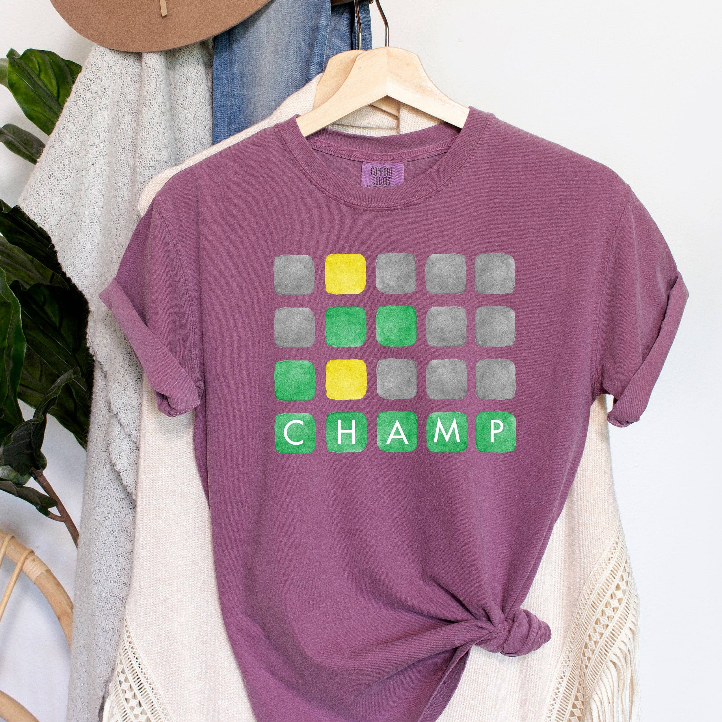 Champ Word Game - Adult & Kids T-Shirts, Sweatshirts & Hoodies apparel design preview 1