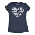 Bookshelf Heart Women's - Adult & Kids T-Shirts, Sweatshirts & Hoodies apparel design preview 1