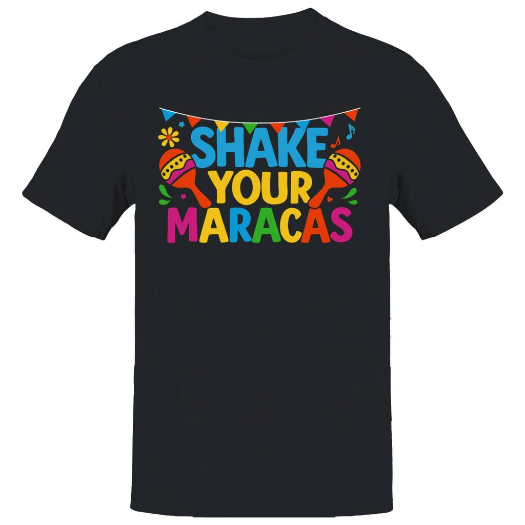 Colorful Fiesta Maracas Men's - Adult & Kids T-Shirts, Sweatshirts & Hoodies apparel design preview 1