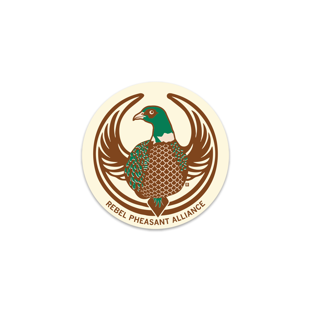 Rebel Pheasant Alliance Circle Sticker - Adult & Kids T-Shirts, Sweatshirts & Hoodies apparel design preview 1