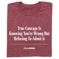 The Onion: True Courage - Adult & Kids T-Shirts, Sweatshirts & Hoodies apparel design preview 1