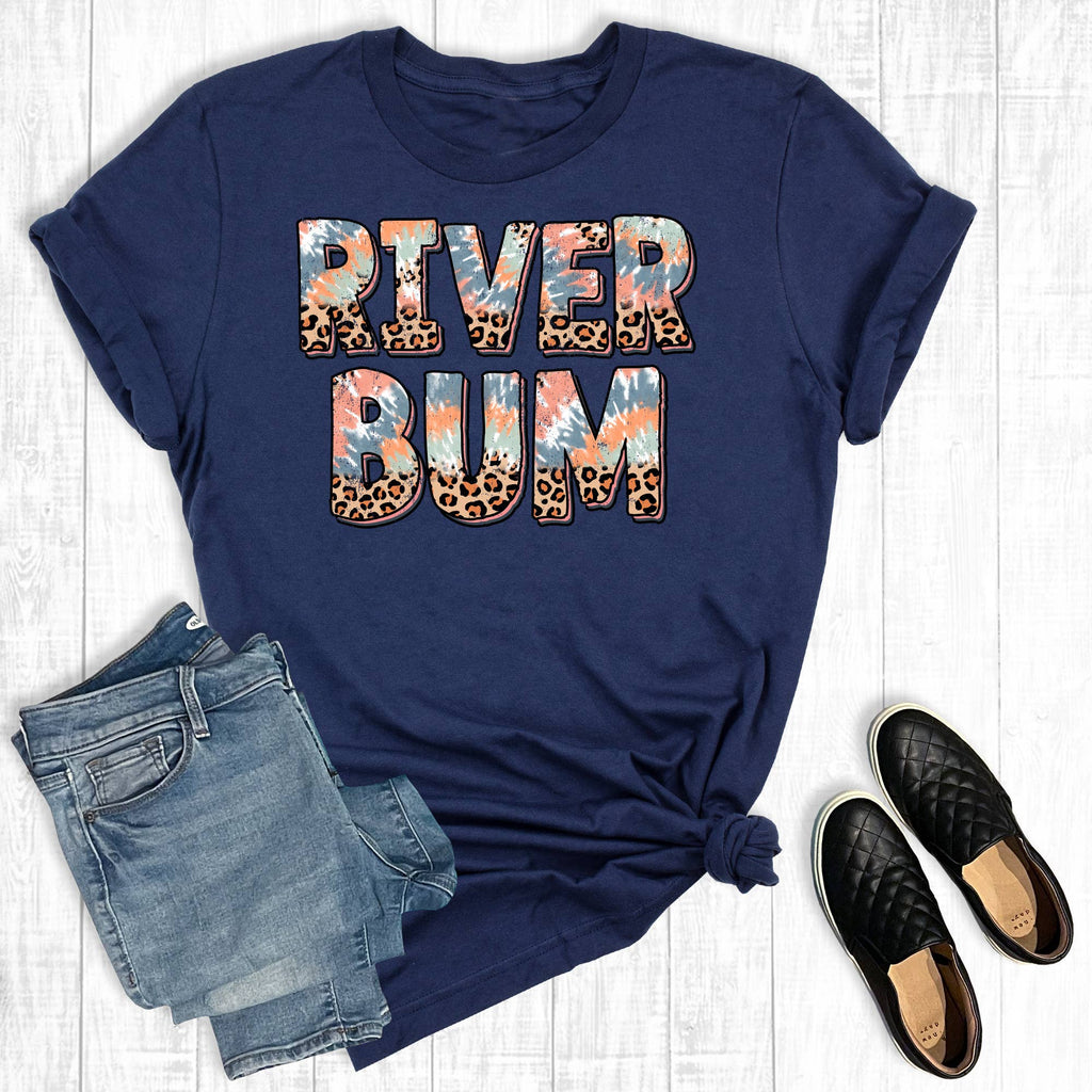 Summer Leopard River Bum Graphic - Adult & Kids T-Shirts, Sweatshirts & Hoodies apparel design preview 1