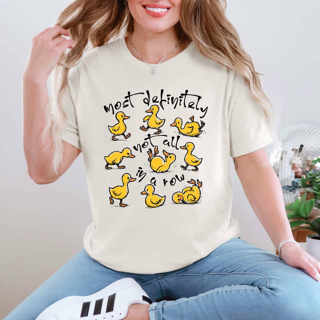 Most Definitely Not All in A Row - Adult & Kids T-Shirts, Sweatshirts & Hoodies apparel design preview 1