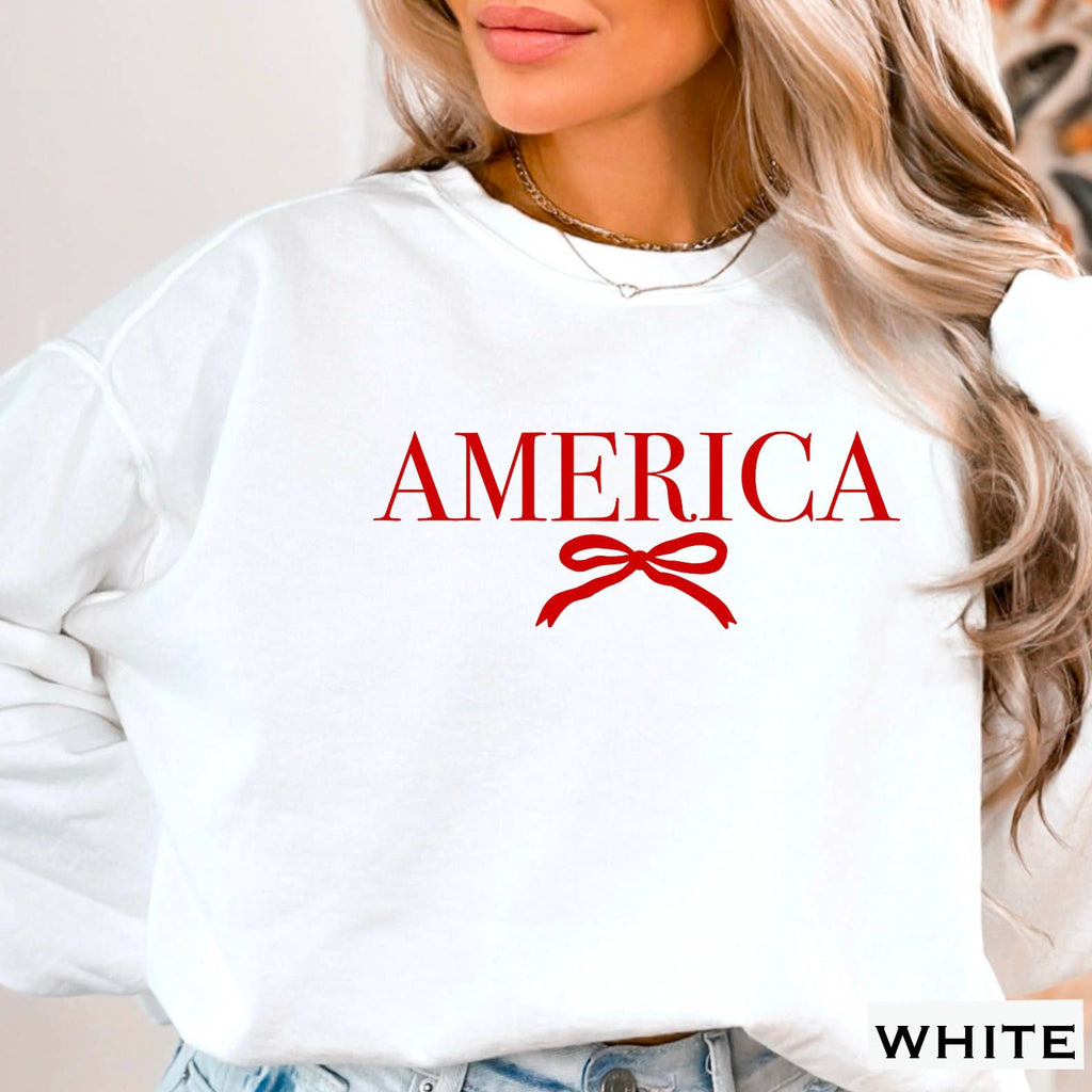 Coquette America July 4th Patriotic - Adult & Kids T-Shirts, Sweatshirts & Hoodies apparel design preview 1