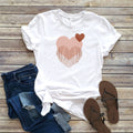 Boho Double Heart Sizes XS-2XL - Adult & Kids T-Shirts, Sweatshirts & Hoodies apparel design preview 1
