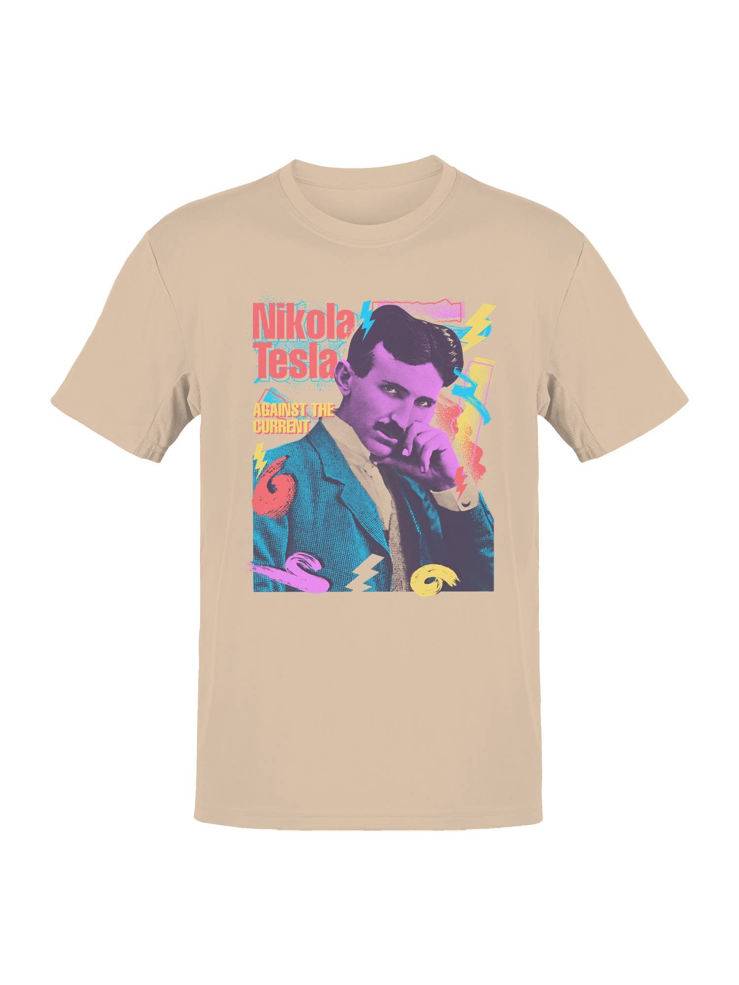 Visionary Inventor Against the Current Men's - Adult & Kids T-Shirts, Sweatshirts & Hoodies apparel design preview 1