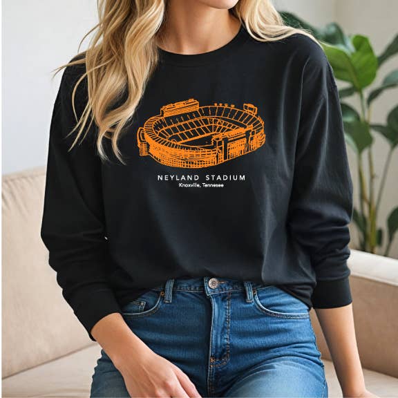 Neyland Stadium, Vols Knoxville Long Sleevet- - Adult & Kids T-Shirts, Sweatshirts & Hoodies apparel design preview 1
