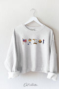 Patriotic Row Mid Graphic - Adult & Kids T-Shirts, Sweatshirts & Hoodies apparel design preview 1