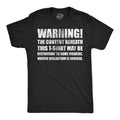 Warning the Content Beneath This May Be Disturbing To - Adult & Kids T-Shirts, Sweatshirts & Hoodies apparel design preview 1