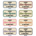 Personalized City Sticker Decal, Keep (Your A Secret - Adult & Kids T-Shirts, Sweatshirts & Hoodies apparel design preview 1