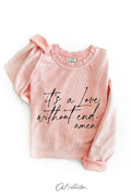 It's A Love Without End Amen Thermal Vintage - Adult & Kids T-Shirts, Sweatshirts & Hoodies apparel design preview 1