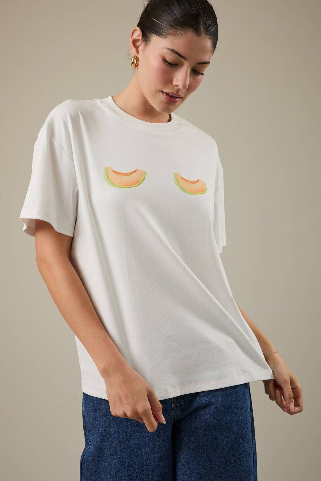 Round Neck "Melon" Graphic Print - Adult & Kids T-Shirts, Sweatshirts & Hoodies apparel design preview 1
