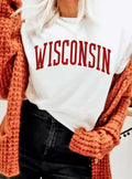 Wisconsin Puff Graphic - Adult & Kids T-Shirts, Sweatshirts & Hoodies apparel design preview 1