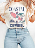 Coastal Cowgirl Beach Club Graphic - Adult & Kids T-Shirts, Sweatshirts & Hoodies apparel design preview 1