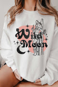 Wild Moon Cowgirl Graphic Brushed - Adult & Kids T-Shirts, Sweatshirts & Hoodies apparel design preview 1