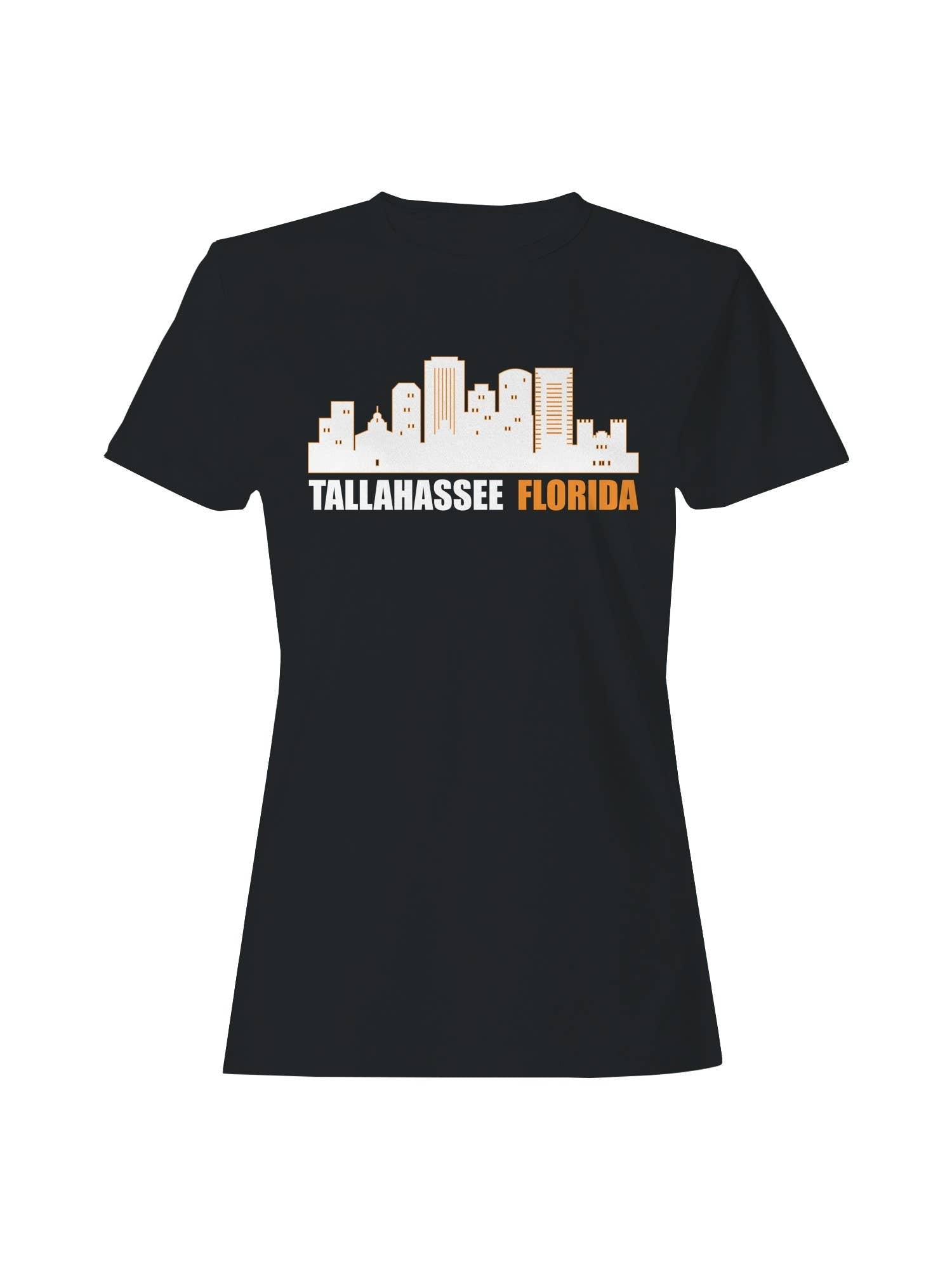 Tallahassee Florida Skyline Art Women's - Adult & Kids T-Shirts, Sweatshirts & Hoodies apparel design preview 1