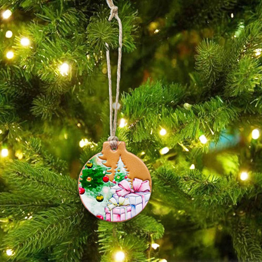 Gift Box Tree Print Ornament For Christmas - Adult & Kids T-Shirts, Sweatshirts & Hoodies apparel design preview 1