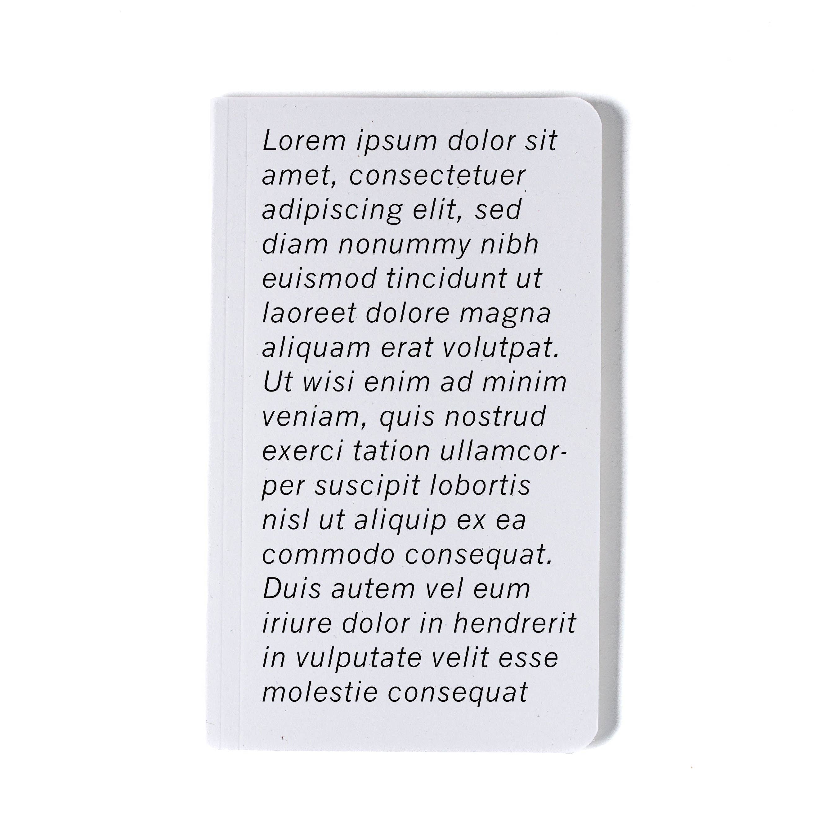 Lorem Ipsum Placeholder Notebook - Adult & Kids T-Shirts, Sweatshirts & Hoodies apparel design preview 1