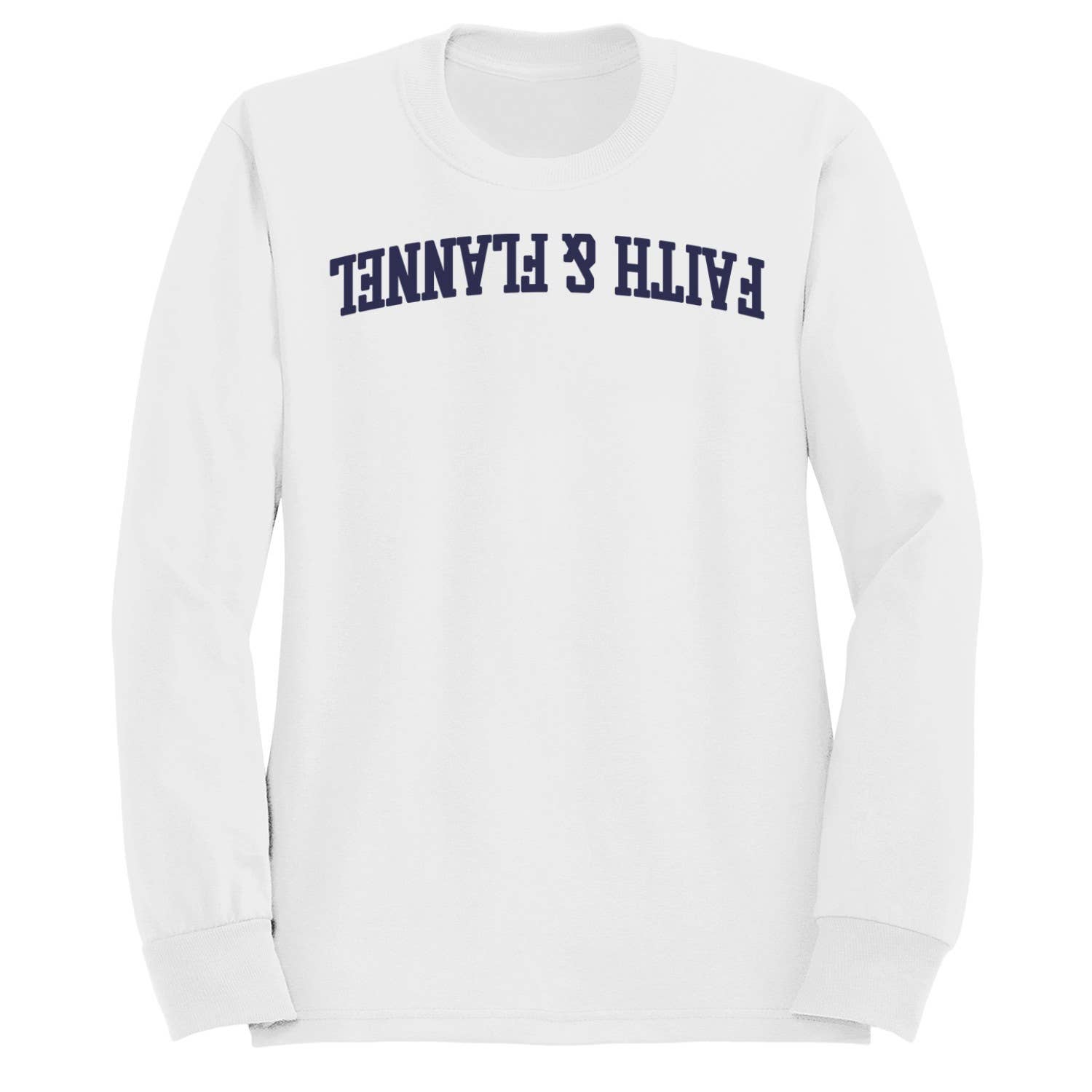 Faith Flannel Retro Typography Women's - Adult & Kids T-Shirts, Sweatshirts & Hoodies apparel design preview 1