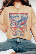 Free Bird Music Festival Graphic Mineral Washed - Adult & Kids T-Shirts, Sweatshirts & Hoodies apparel design preview 1