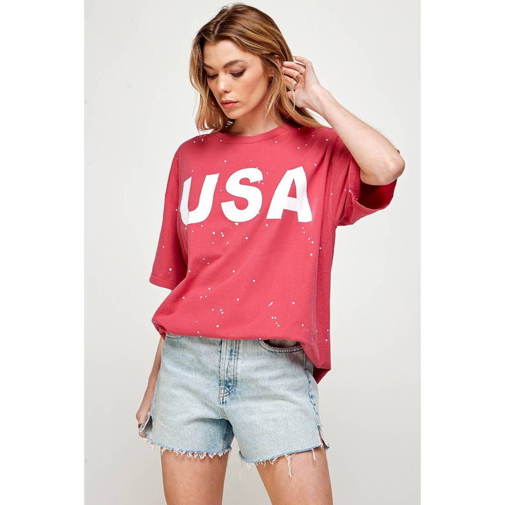 USA Vintage Graphic Top - Adult & Kids T-Shirts, Sweatshirts & Hoodies apparel design preview 1