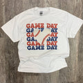 Baseball Game Day Stacked On White - Adult & Kids T-Shirts, Sweatshirts & Hoodies apparel design preview 1